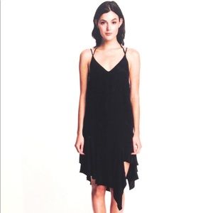 NWT Amanda Uprichard Lyla Dress Black Size L